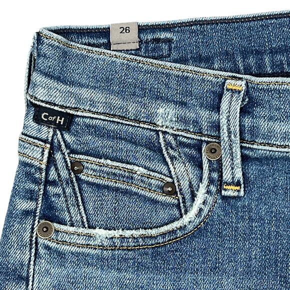 Citizens of Humanity Rocket High-Rise Jeans Size 26" Pearl Hems Stretch USA COH - Picture 9 of 12